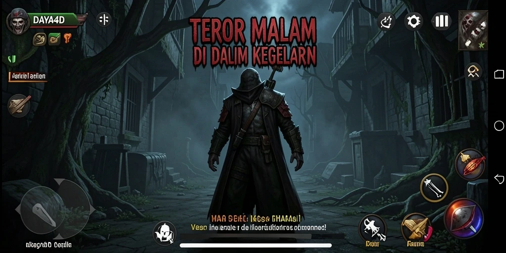 Tampilan gameplay menyeramkan dari DAYA4D yang bikin jantung berdebar.