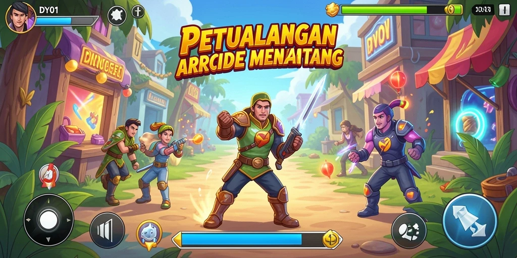 Tampilan gameplay DY01 yang menarik dan menantang.