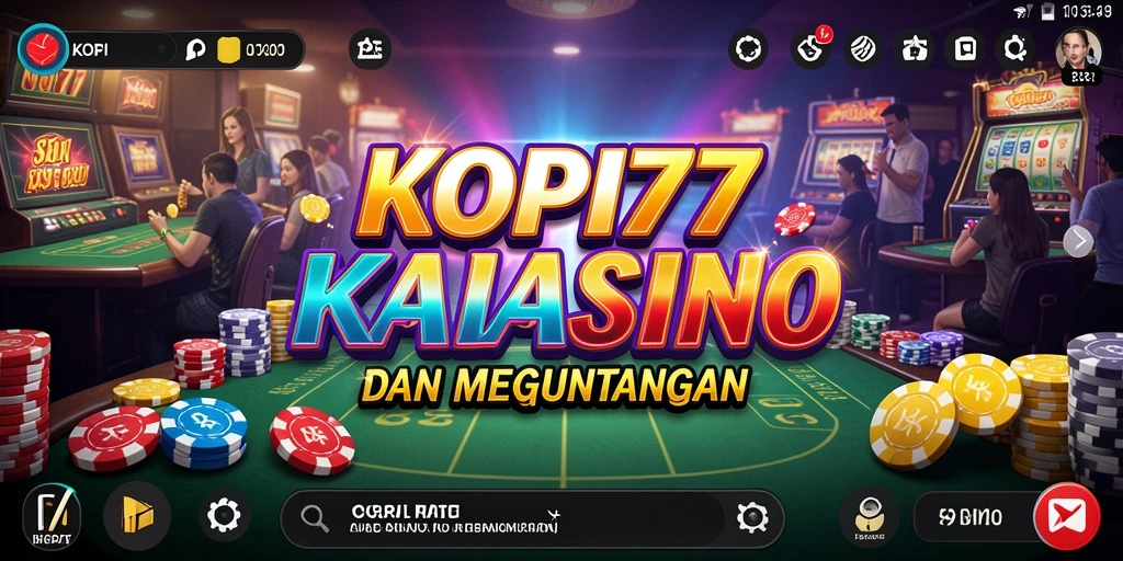 Screenshot gameplay KOPI77 yang menampilkan pengalaman Kasino menegangkan.