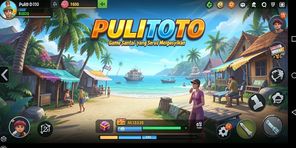 Tampilan menarik dari gameplay PULITOTO dengan desain cerah.