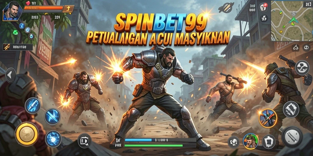 Tampilan gameplay SPINBET99 yang mendebarkan dan penuh aksi.