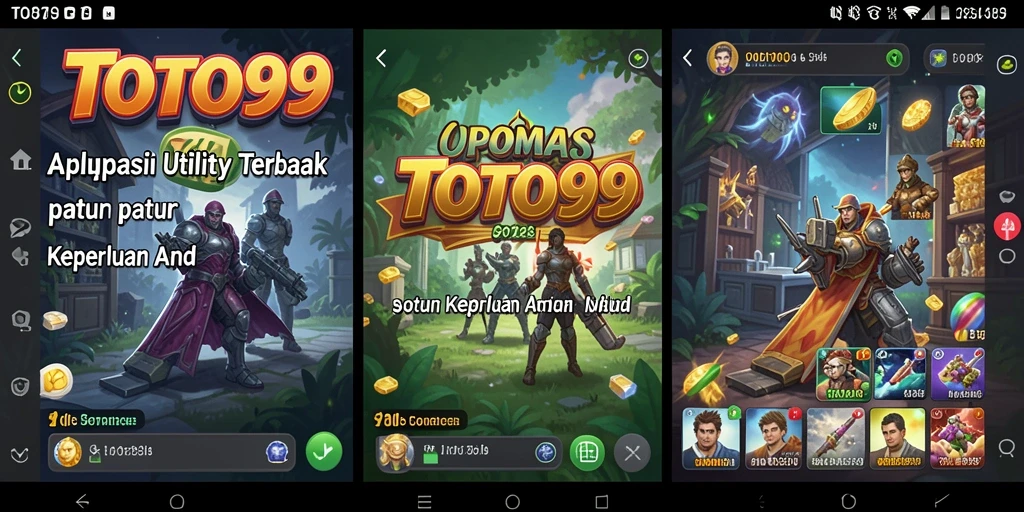 Tampilan antarmuka pengguna TOTO99 yang praktis dan modern.